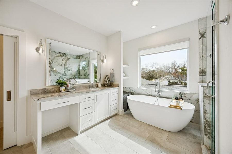 Furnished interior view inside a new home in , Dallas (Image 23). Furnished interior view inside a new home in , Dallas (Image 23).