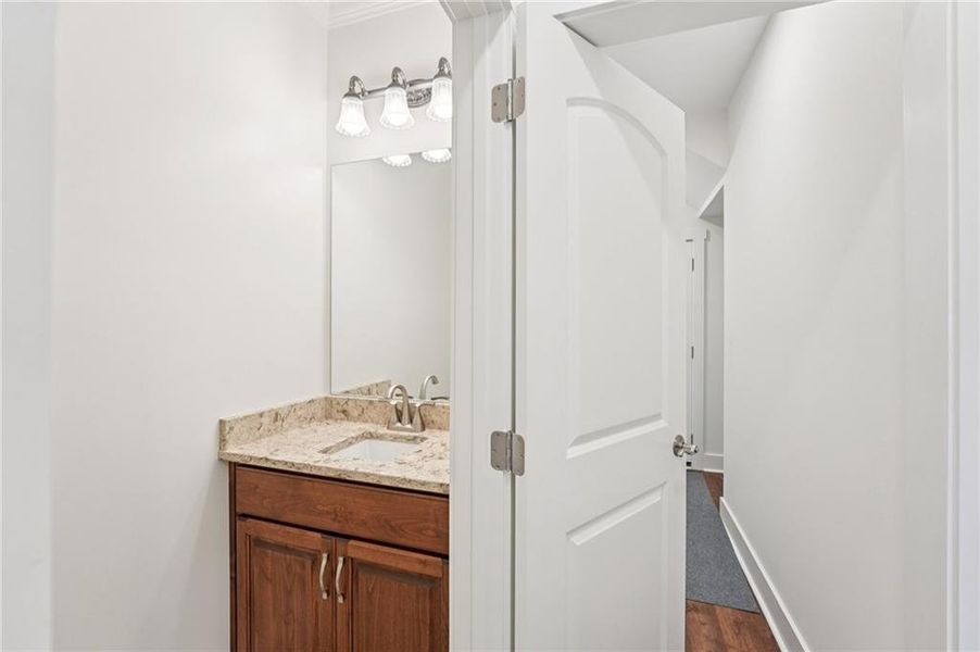 Furnished interior view inside a new home in , Canton (Image 50).