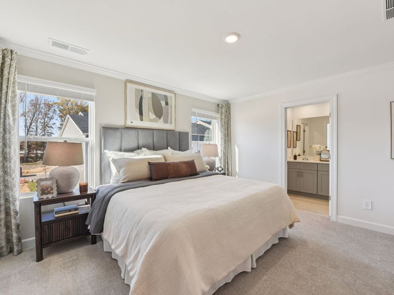 Furnished interior view inside a new home in Meadows at Wilson Farms - The Summit Series, Fort Mill (Image 11).
