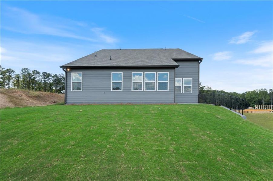 Exterior details and patio area of a home in Gatherings® at GreenHouse, Marietta (Image 3).