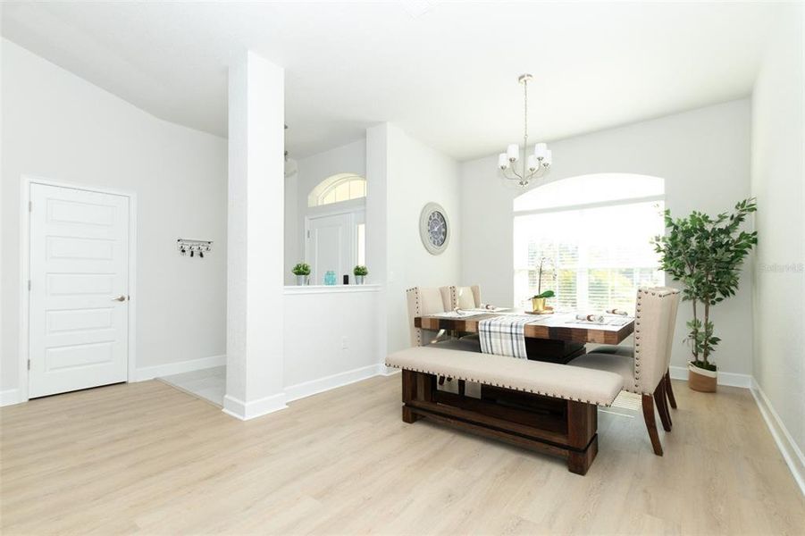 Furnished interior view inside a new home in Dorchester, Ocala (Image 61).