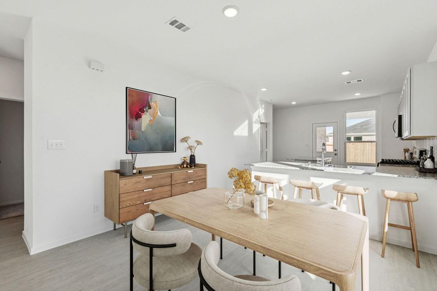Furnished interior view inside a new home in Montgomery Bend, Montgomery (Image 7).