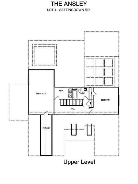 2D floor plan layout of this home in , Cumming, GA (Image 3).