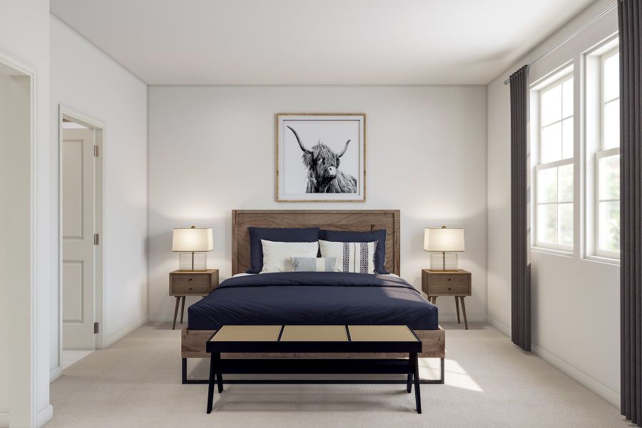 Representative furnished interior of a home built from the F by Tri Pointe Homes in Candelas Townhomes, Arvada (Image 13). Representative furnished interior of a home built from the F by Tri Pointe Homes in Candelas Townhomes, Arvada (Image 13).