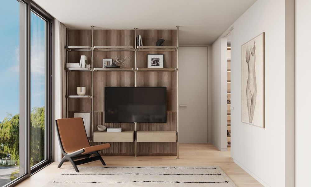 Furnished interior view inside a new home in , Fort Lauderdale (Image 21).