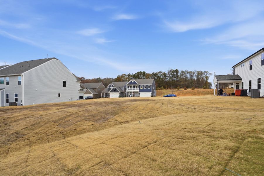 Exterior details and patio area of a home in Carrington, Stanley (Image 44).