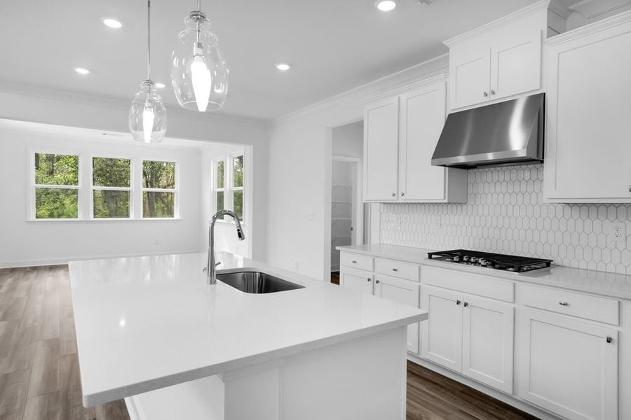 Furnished interior view inside a new home in Kennison Creek, Cumming (Image 11). Furnished interior view inside a new home in Kennison Creek, Cumming (Image 11).
