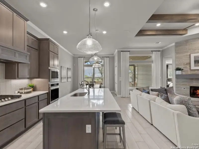 Furnished interior view inside a new home in Ladera, San Antonio (Image 10). Furnished interior view inside a new home in Ladera, San Antonio (Image 10).