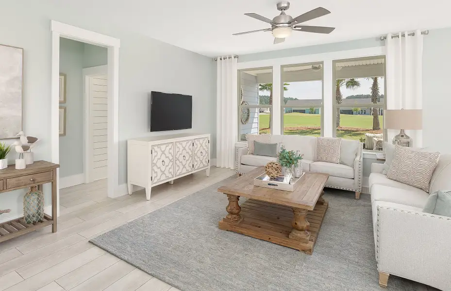 Furnished interior view inside a new home in Sun City Hilton Head, Bluffton (Image 7).