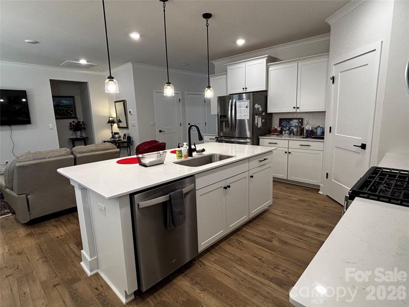 Furnished interior view inside a new home in Westport Freedom Series, York (Image 14).