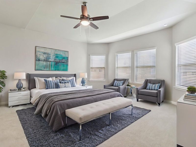 Furnished interior view inside a new home in Sagebrooke - Classic Series, San Antonio (Image 5).