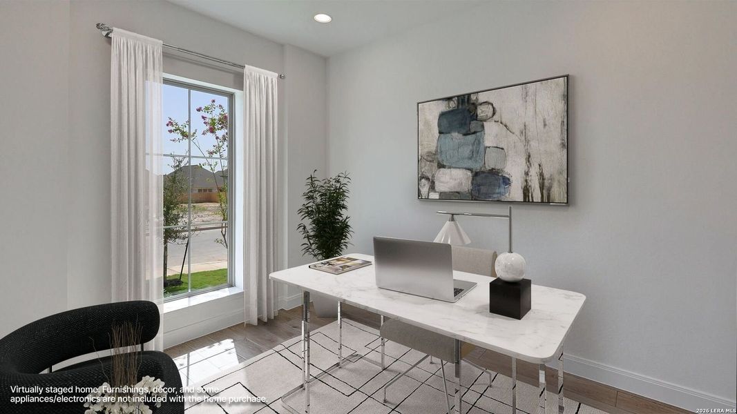 Furnished interior view inside a new home in Kallison Ranch, San Antonio (Image 7).