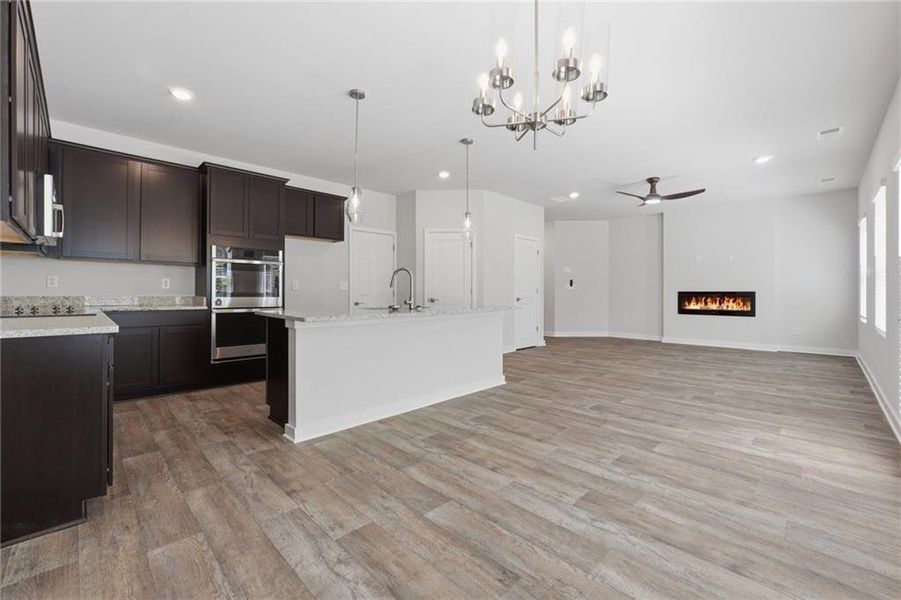 Furnished interior view inside a new home in Fern Dale, Fairburn (Image 6).