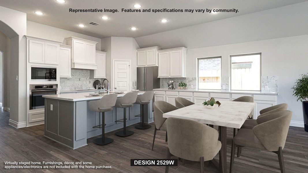 Furnished interior view inside a new home in Kresston, Magnolia (Image 4).