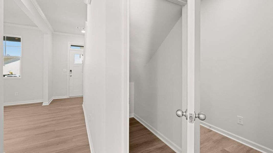 Spacious, unfurnished interior of a new home in Hamptons at Riverwood South, Dallas (Image 29).