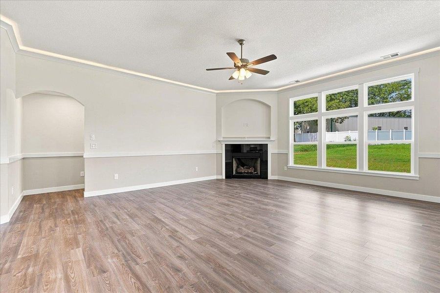 Spacious, unfurnished interior of a new home in Davis Heights, Inman (Image 25). Spacious, unfurnished interior of a new home in Davis Heights, Inman (Image 25).