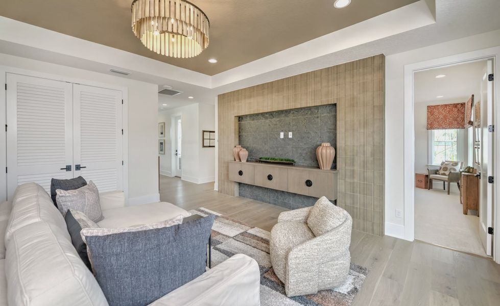Furnished interior view inside a new home in EverRange, Jacksonville (Image 32).