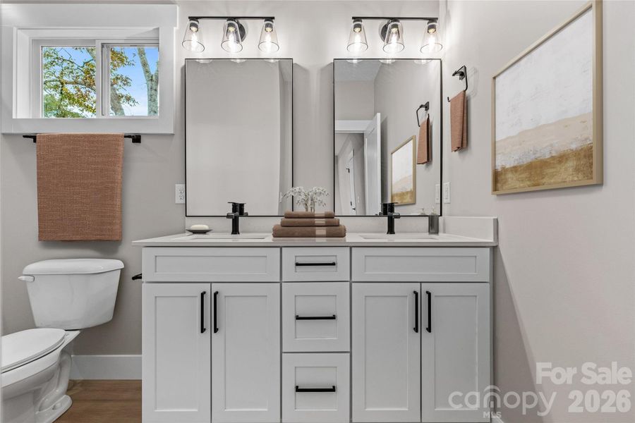 Furnished interior view inside a new home in , Hendersonville (Image 19). Furnished interior view inside a new home in , Hendersonville (Image 19).