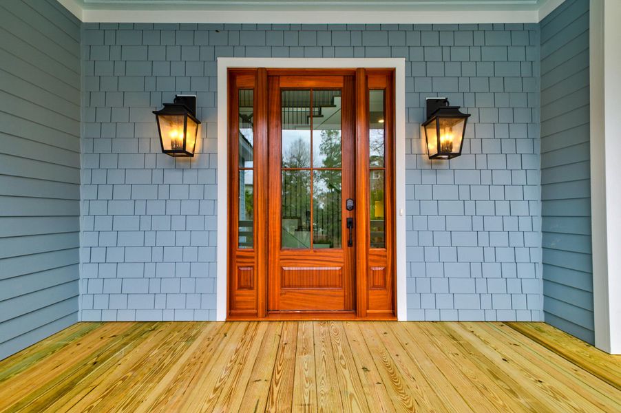 Exterior details and patio area of a home in , Johns Island (Image 3). Exterior details and patio area of a home in , Johns Island (Image 3).