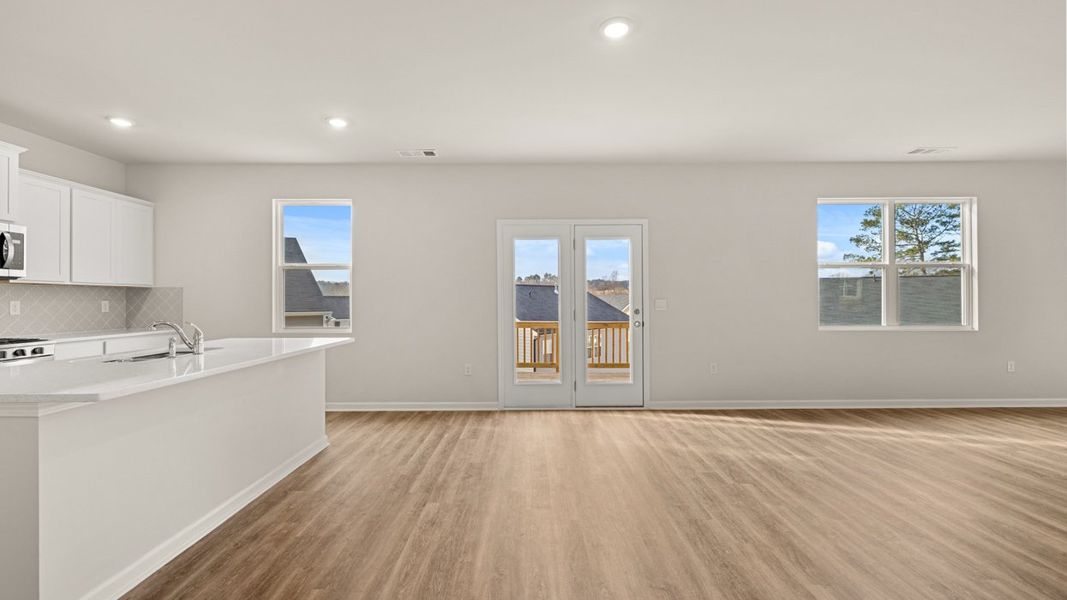 Representative unfurnished interior of a home built from the Galen by D.R. Horton in Poplar Preserve, Newnan (Image 14).