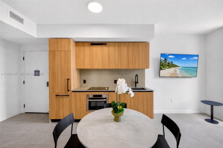 Furnished interior view inside a new home in , Miami (Image 8).