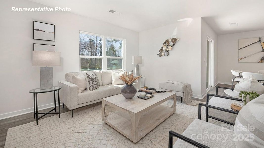 Furnished interior view inside a new home in Brinkley Ridge, Kings Mountain (Image 7).
