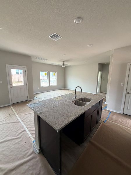 Open concept floorplan