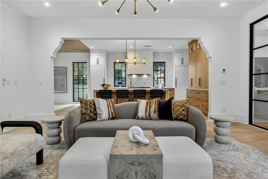 Furnished interior view inside a new home in , Atlanta (Image 54).