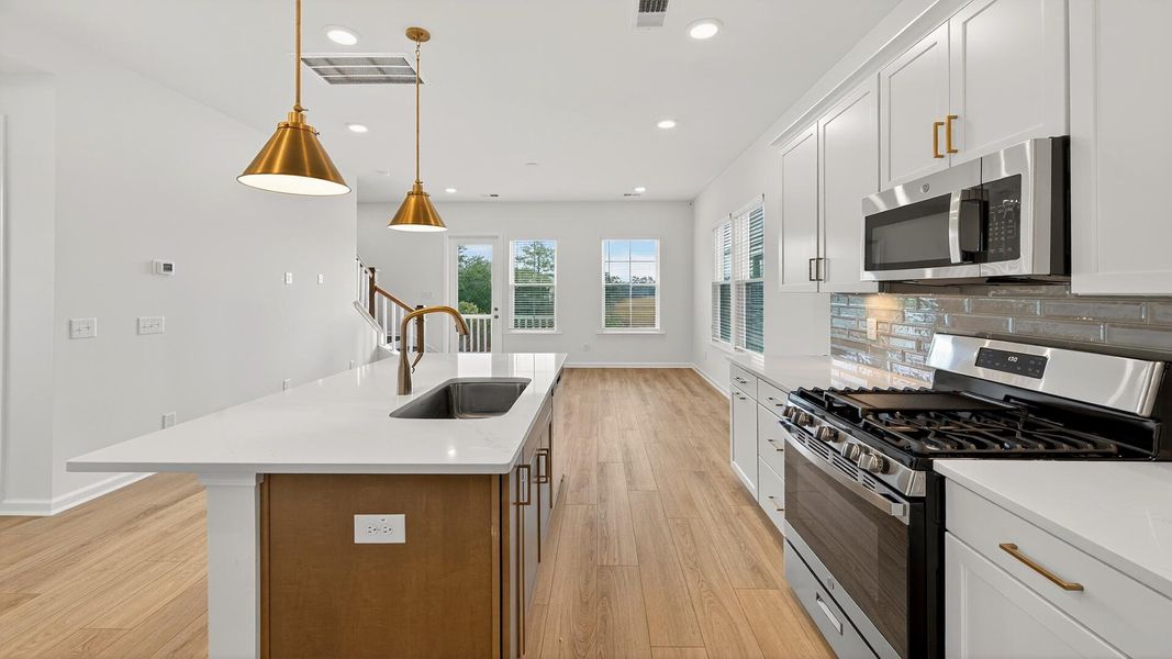 Furnished interior view inside a new home in Park Circle Single Family Homes, North Charleston (Image 9).