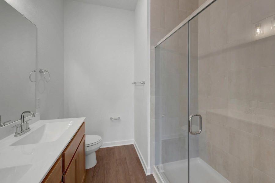 Furnished interior view inside a new home in Indian Springs, Crosby (Image 11).