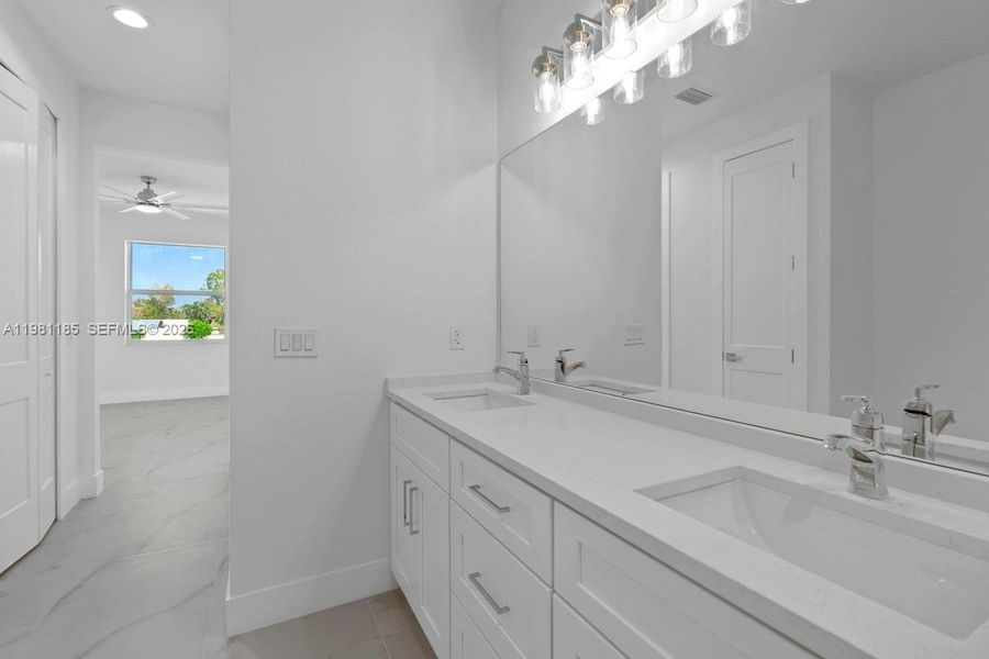 Furnished interior view inside a new home in , Cape Coral (Image 11). Furnished interior view inside a new home in , Cape Coral (Image 11).