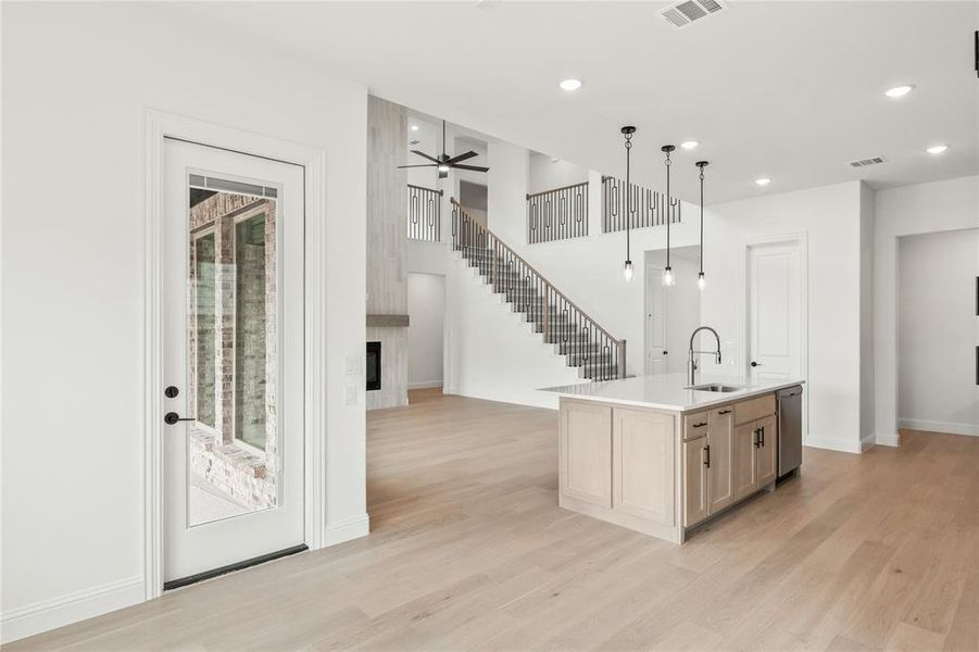 Furnished interior view inside a new home in Painted Tree, McKinney (Image 16).