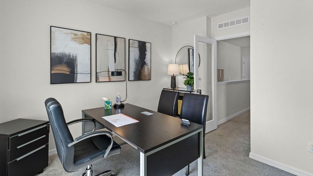 Furnished interior view inside a new home in Nona West, Orlando (Image 8).