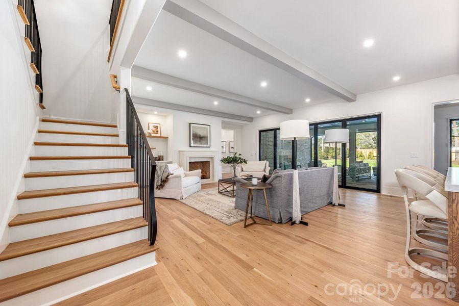 Furnished interior view inside a new home in , Charlotte (Image 9).