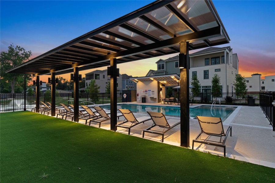 Fall Harbor Homes at Spring Valley Creek Pool and Ammenities