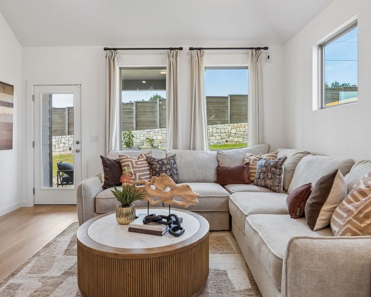 Living in the Magnolia home plan by Trophy Signature Homes – REPRESENTATIVE PHOTO Living in the Magnolia home plan by Trophy Signature Homes – REPRESENTATIVE PHOTO
