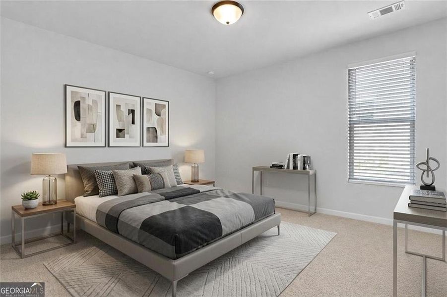 Furnished interior view inside a new home in , Hoschton (Image 14). Furnished interior view inside a new home in , Hoschton (Image 14).