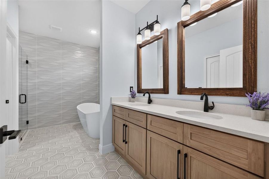 Furnished interior view inside a new home in , Poinciana (Image 18).