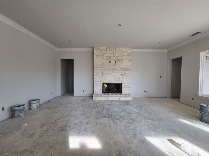 In-progress construction of a new home in Rocky Top, Krum, TX (Image 7).