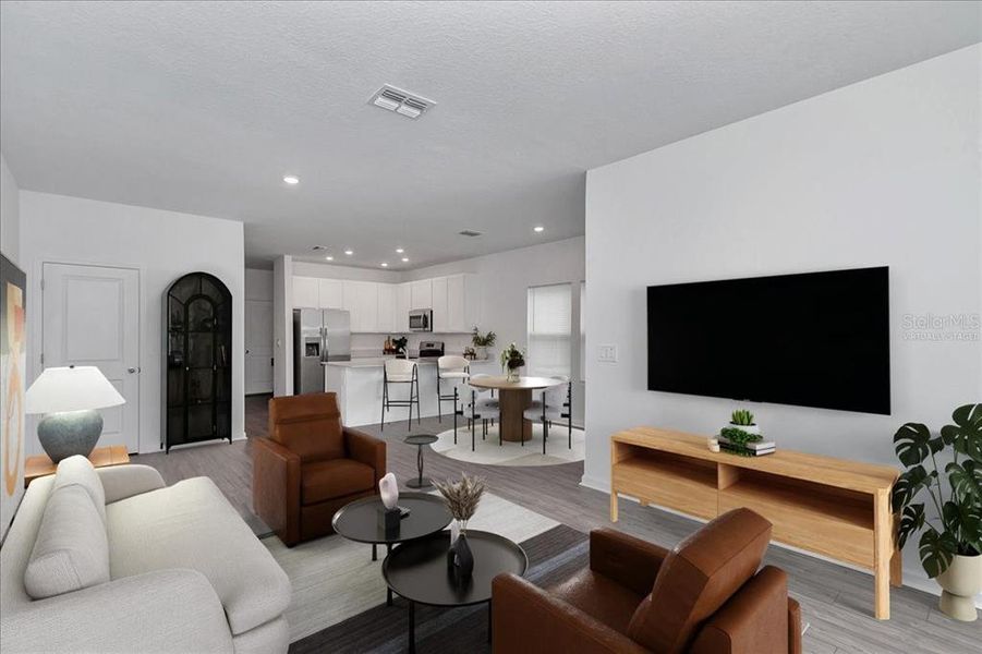 Furnished interior view inside a new home in , Ocala (Image 17).