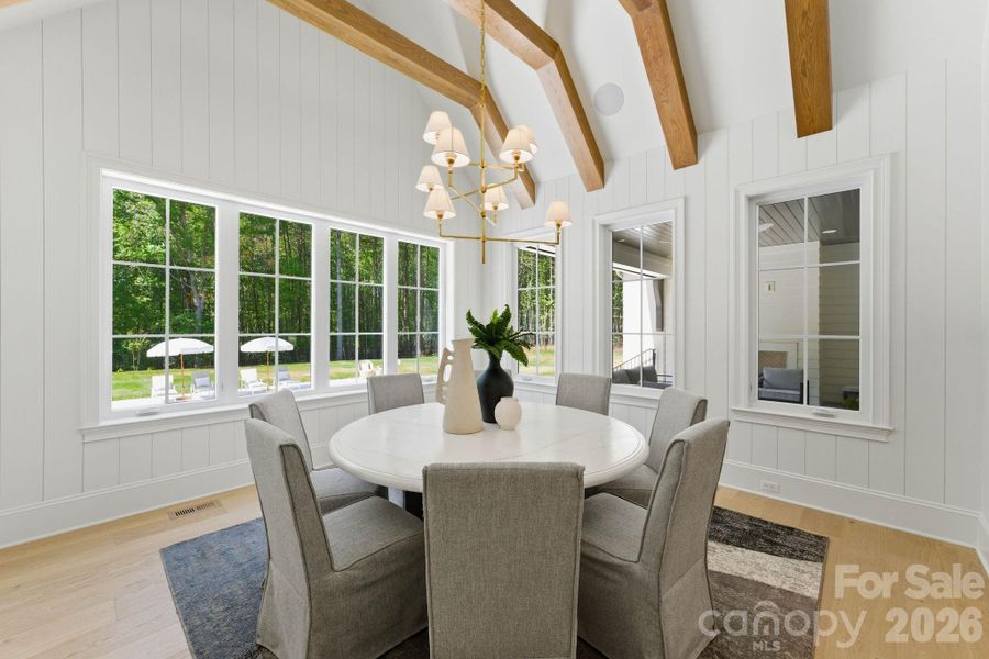 Furnished interior view inside a new home in , Davidson (Image 42).