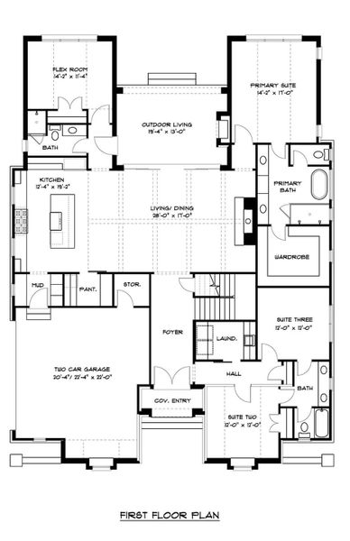 2D floor plan layout of this home in , Sherrills Ford, NC (Image 5).