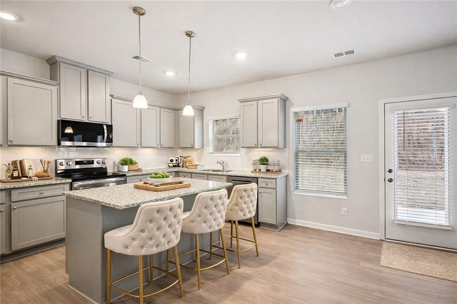 Furnished interior view inside a new home in The Hills at Cedar Creek, Winder (Image 29).