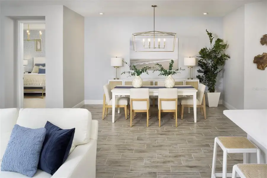Furnished interior view inside a new home in Windwater, Parrish (Image 6).