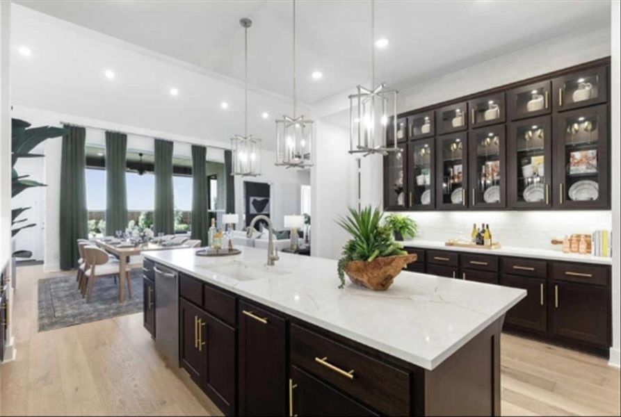 Furnished interior view inside a new home in Canyon Creek Estates, Sherman (Image 13). Furnished interior view inside a new home in Canyon Creek Estates, Sherman (Image 13).