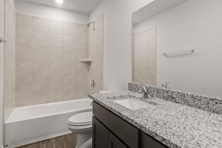 Furnished interior view inside a new home in Retreat at Fossil Creek, Fort Worth (Image 7).