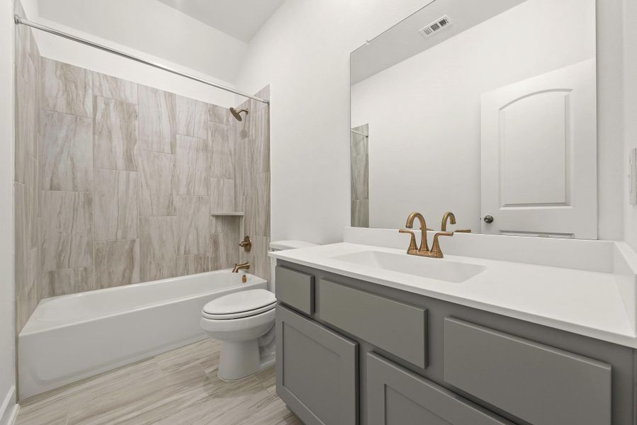 Furnished interior view inside a new home in , Brookshire (Image 4).