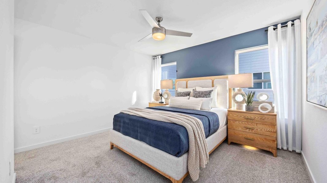 Furnished interior view inside a new home in Wheatley Oaks, Houston (Image 5).