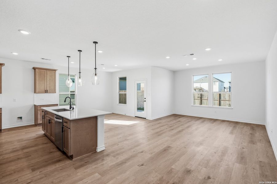 Furnished interior view inside a new home in Dove Song, Marion (Image 5).