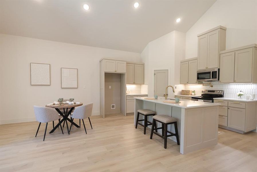 Furnished interior view inside a new home in , Fort Worth (Image 11). Furnished interior view inside a new home in , Fort Worth (Image 11).